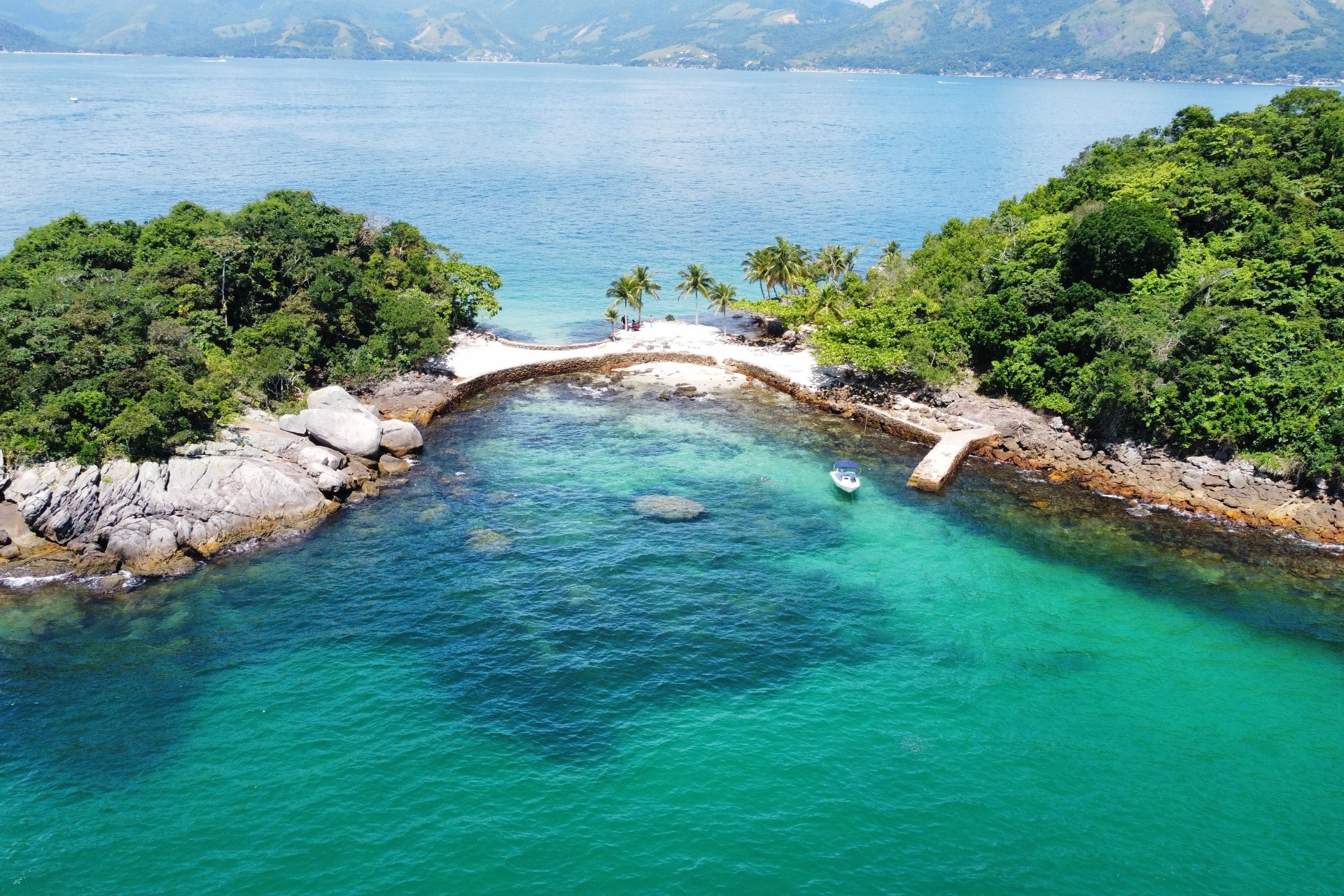 große Insel Paradies namens Costa Verde