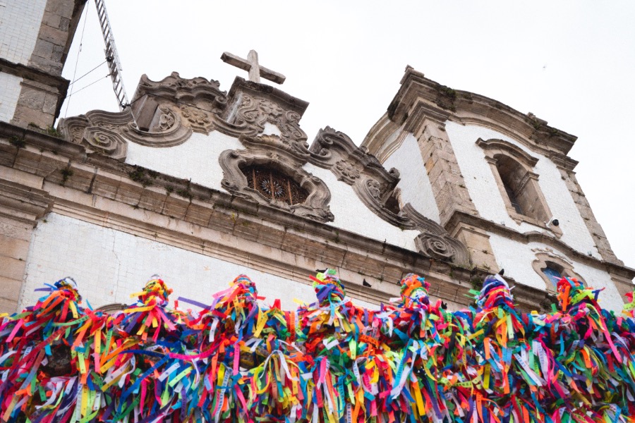 A igreja Nosso Senhor do Bonfim